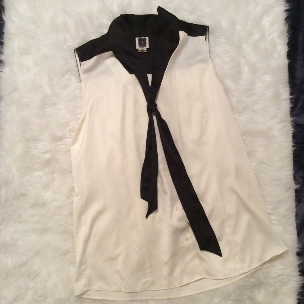 Anne Klein medium sleeveless tie top